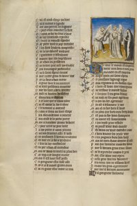 De God van de Liefde tussen de personificaties van Slechte Mond en Onthouding