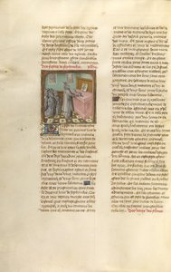 De hogepriester die een lam offert door Unknown artist