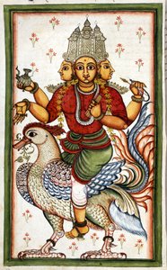 De hindoeïstische godheid Brahma