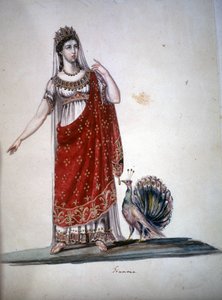 De Romeinse godin Juno of Hera bij de Grieken