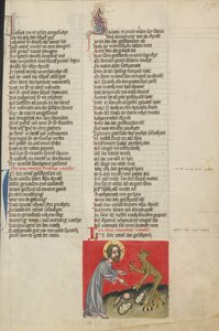 De verzoeking van Christus door Unknown artist