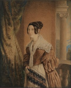 De vrouw van kapitein William Hewett, c.1840