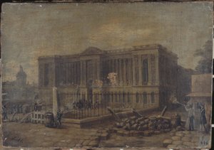 De aanval op het Louvre, 29 juli door Unknown artist