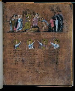 De paarse Codex Rossanensis, 6e eeuw (manuscript)