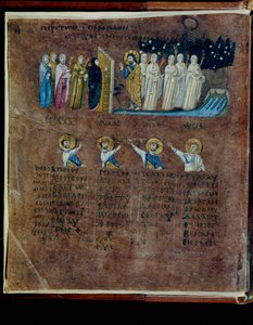 De paarse Codex Rossanensis, 6e eeuw (manuscript)