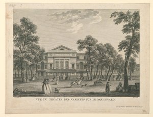 Théâtre des Variétés in Parijs door Unknown artist