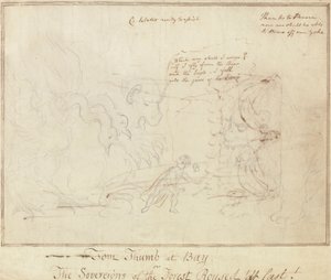 Tom Thumb in het nauw door Unknown artist