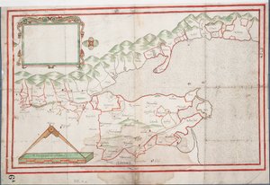 Tralee Bay, Ierland, ca. 1600 door Unknown artist