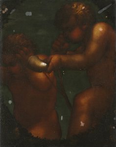 Twee Putti door Unknown artist