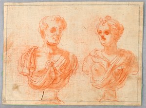 Twee Romeinse bustes
