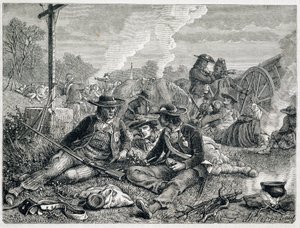 Vendeese opstandelingen - gravure