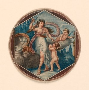 Venus en Cupido door Unknown artist