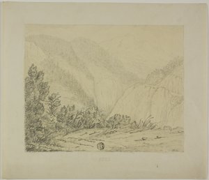 Uitzicht op de Jura-bergen door Unknown artist