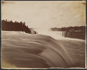 [Uitzicht op de Niagara watervallen].