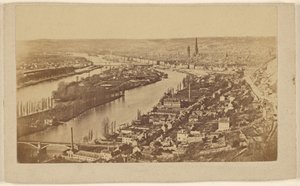 [Gezicht op Rouen, Frankrijk]. door Unknown artist