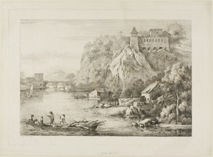 Uitzicht op de Carmes de Caussées in Lyon door Unknown artist