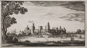 Windsor Castle vanuit het Zuidoosten door Unknown artist