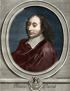 Portret van Blaise Pascal (1623-1662), Franse natuurkundige, wiskundige en schrijver door Unknown artist