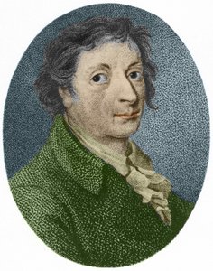 Portret van Franz Karl Achard. Duitse chemicus van Franse afkomst (1753-1821)