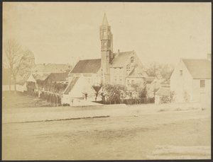 [Kathedraal en omliggend dorp].
