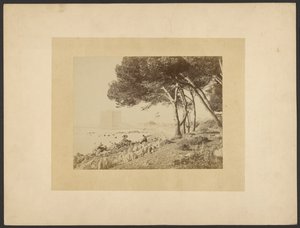 [Gezicht op de abdij van Lérins, gezien vanuit Cannes]. door Unknown artist/maker