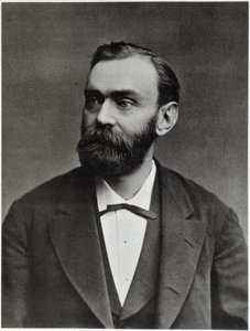 Alfred Nobel op 50-jarige leeftijd - fotografie door Unknown photographer