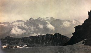 Alpenlandschap door Unknown photographer