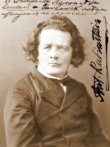 Anton Grigorievich Rubinstein. Russische pianist en componist door Unknown photographer