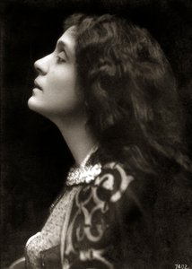 Eleonora Duse - portret profiel
