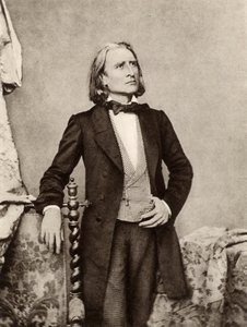 Franz (Ferencz) Liszt (1811-1886) Hongaars pianist en componist door Unknown photographer