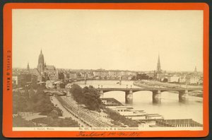 Duitsland, Hessen, Frankfurt am Main en Sachsenhausen, uitgegeven door C. Hertel, Mainz