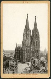 Duitsland, Noordrijn-Westfalen, Keulen, kathedraal, uitgegeven door Roemmler en Jonas, Dresden door Unknown photographer