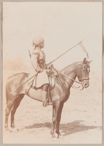Lance Daffadar Sultan Khan, Indiase Cavalerie, drill order, Delhi
