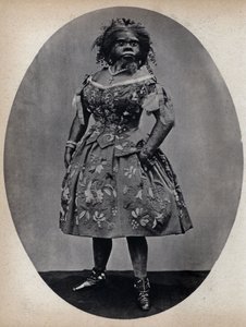 Les Monsters, de vrouw hond. Fotografie, eind 19e eeuw, Parijs.