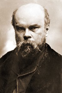 Paul Verlaine (1844-1896), Franse dichter. door Unknown photographer