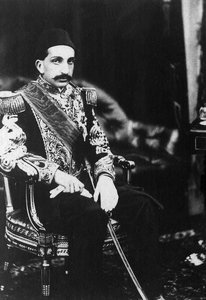 Portret van Abdulhamid II (1842-1918), Sultan van het Ottomaanse Rijk door Unknown photographer