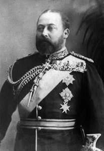 Portret van Albert Edward, Prins van Wales, later Koning van Engeland onder de naam Edward VII (1841-1910) door Unknown photographer