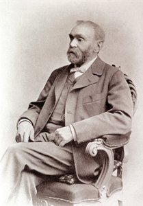 Portret van Alfred Nobel (fotografie 19e eeuw) door Unknown photographer