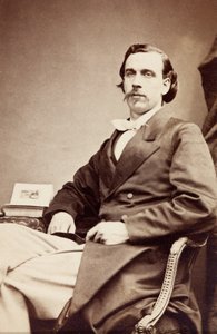 Portret van Allan Foli, ca. 1860 (zwart-wit foto)