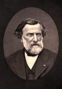 Portret van Charles-Louis-Ambroise Thomas, beroemde muzikant door Unknown photographer