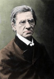 Portret van Emile Littre (1801-1881), Franse filoloog, arts en politicus. door Unknown photographer
