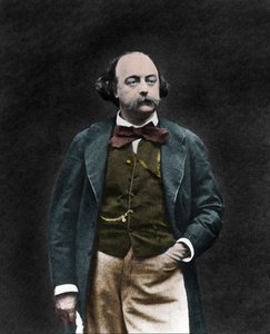 Portret van Engelse schrijver Gustave Flaubert (1821-1880) door Unknown photographer