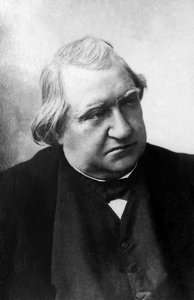 Portret van Ernest Renan (1823-1892), Franse filoloog en schrijver.