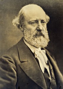 Portret van Eugène Viollet-le-Duc (Viollet le Duc) (1814-1879). sd. 19e eeuw door Unknown photographer