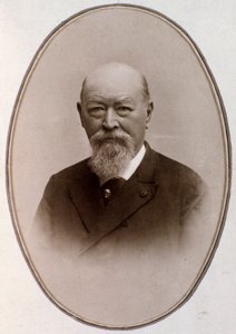 Portret van Franz von Suppe (zw/w foto)