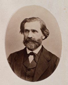 Portret van Giuseppe Verdi door Unknown photographer