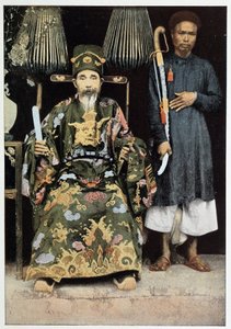 Portret van Kinh Luoc (Vicekoning) van Tonkin, eind 19e eeuw door Unknown photographer