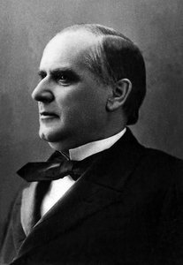 Portret van William McKinley, Amerikaanse politicus.
