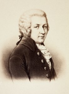 Portret van Wolfgang Amadeus Mozart