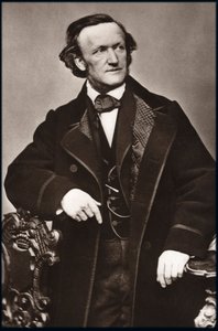 Portret van componist Richard Wagner (1813-1883) - Portret van Richard Wagner (1813-1883), Duitse componist. door Unknown photographer